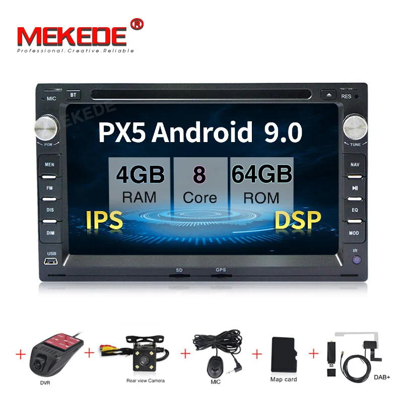DVDCAMERA DVR DAB PX30 ips DSP wifi 2din автомобильный мультимедийный dvd-плеер gps головное устройство для Volkswagen VW Passat/JETTA/Bora/Polo/GOLF CHICO/SHARAN - Цвет: DVDCAMERA DVR DAB