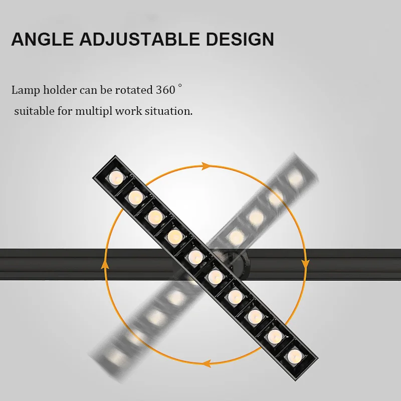 Светодиодный Трек Точечный светильник для магазина супермаркет коммерческих AC85