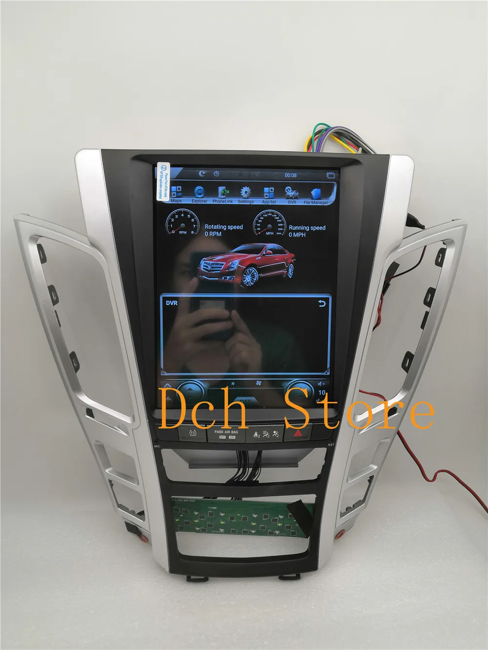 10.4'' Vertical Screen Tesla Style Android 8.1 Car DVD player GPS for Cadillac Old CTS 2007 2008 2009 2010 2011 2012 RADIO PX6