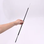 Появляющаяся мини-палочка (черная, длина 50 см) Волшебные трюки сценическая уличная забавная волшебная палочка магические шоу игрушки для детей