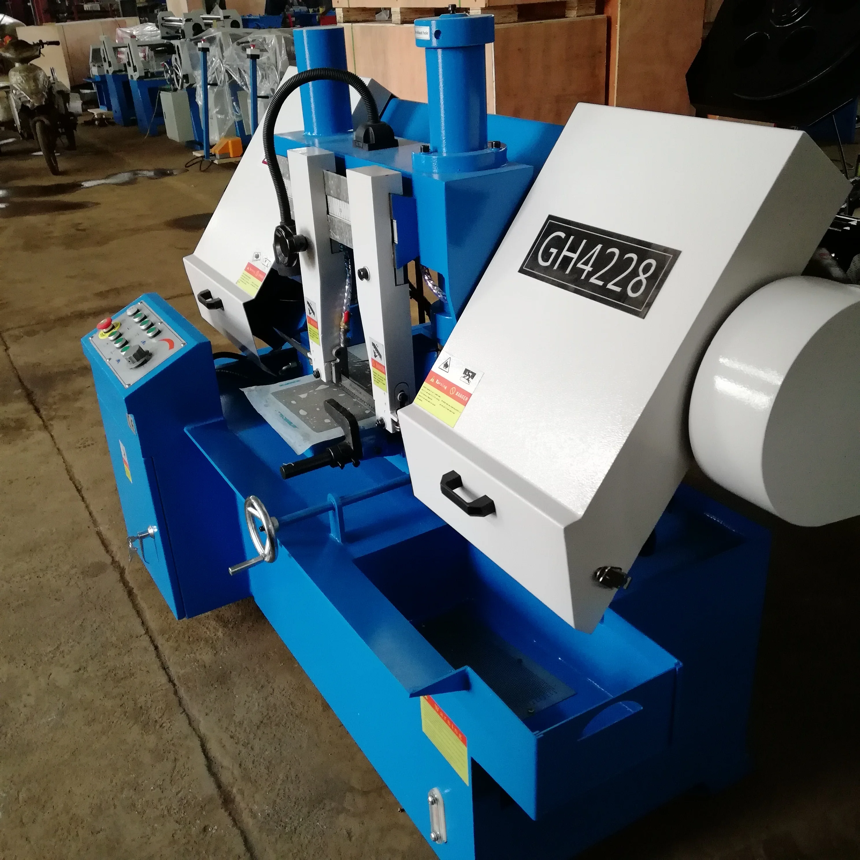 Гидравлический режущий ленточный пила металлический пильный станок инструменты