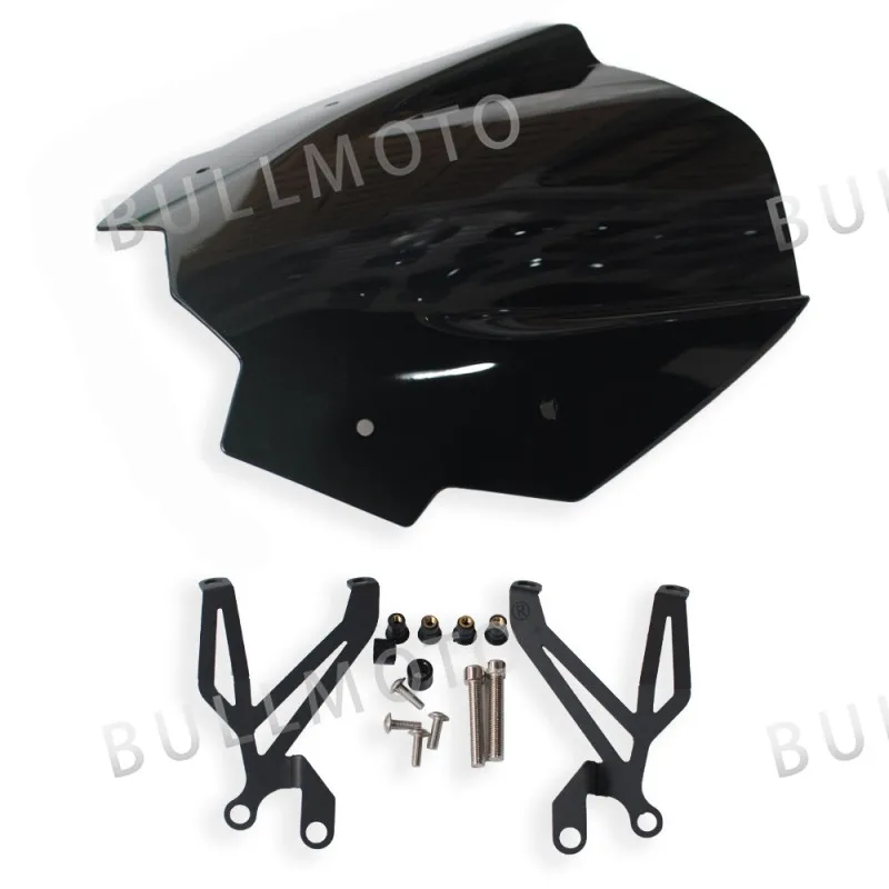 Лобовое стекло мотоцикла с монтажным кронштейном Высокое качество ABS пластик для