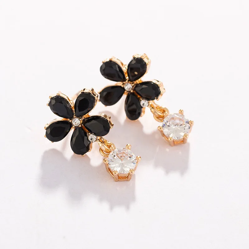 2019 Новый крутой ветер маленькая фея личности дикий черный кристалл милый цветок