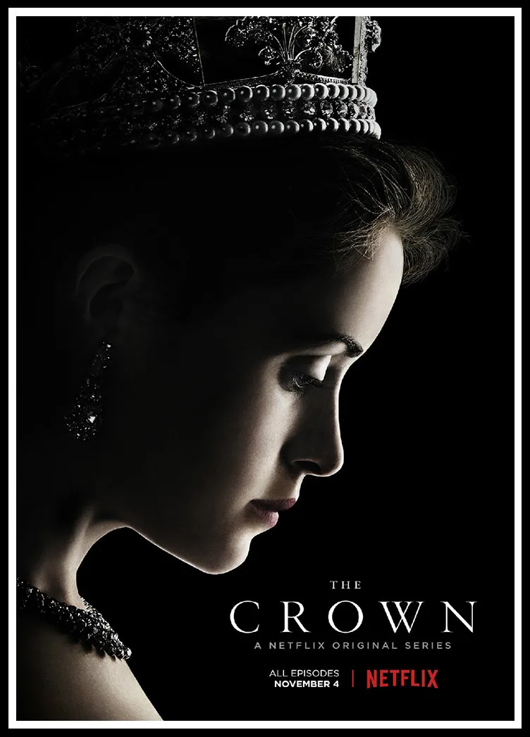 The Crown Season 3 американская ТВ-серия ретро винтажная наклейка домашнее искусство