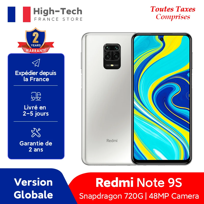 Смартфон Xiaomi Redmi Note 9S 9 S 6 ГБ ОЗУ 128 Гб ПЗУ Snapdragon 720G восемь ядер телефон с экраном 67