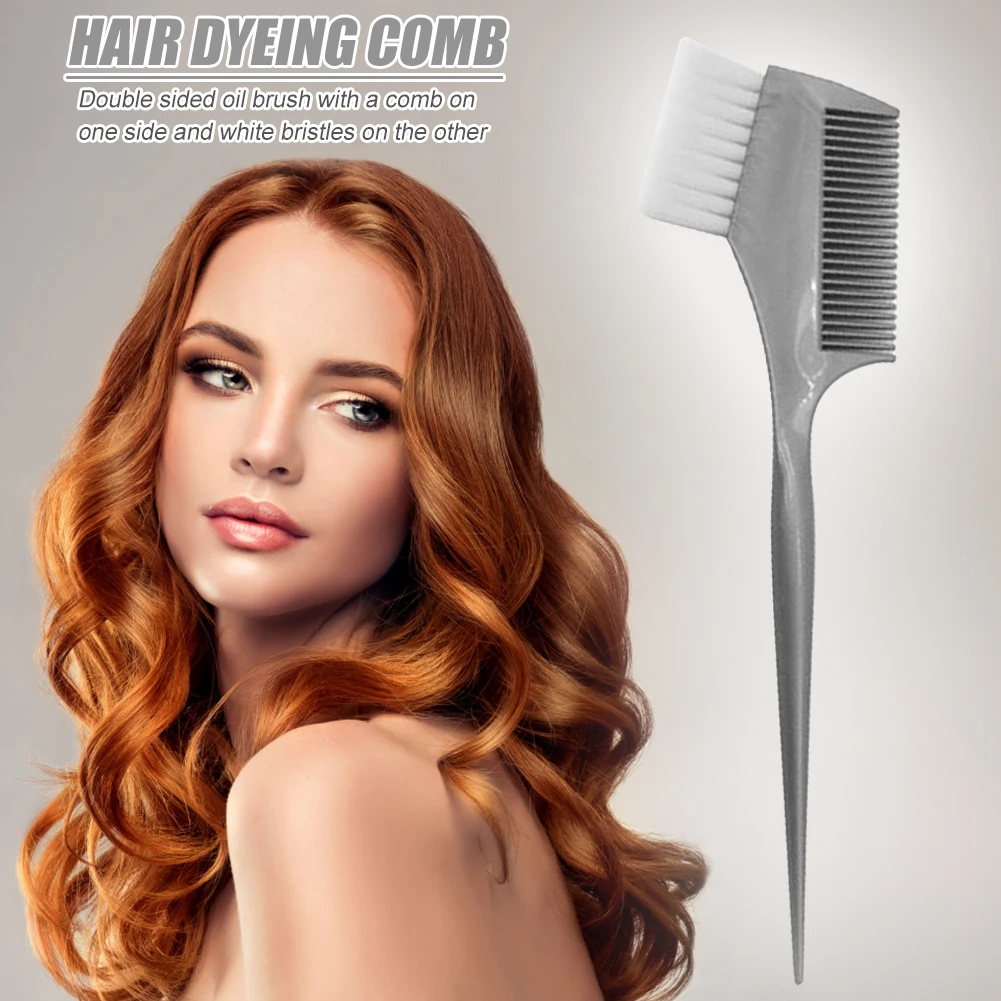 

Comb Barber Salon Tint Hairdressing Tools Easy Use Practical Hair Styling Tools Double-sided Hair Dye Coloring Brush