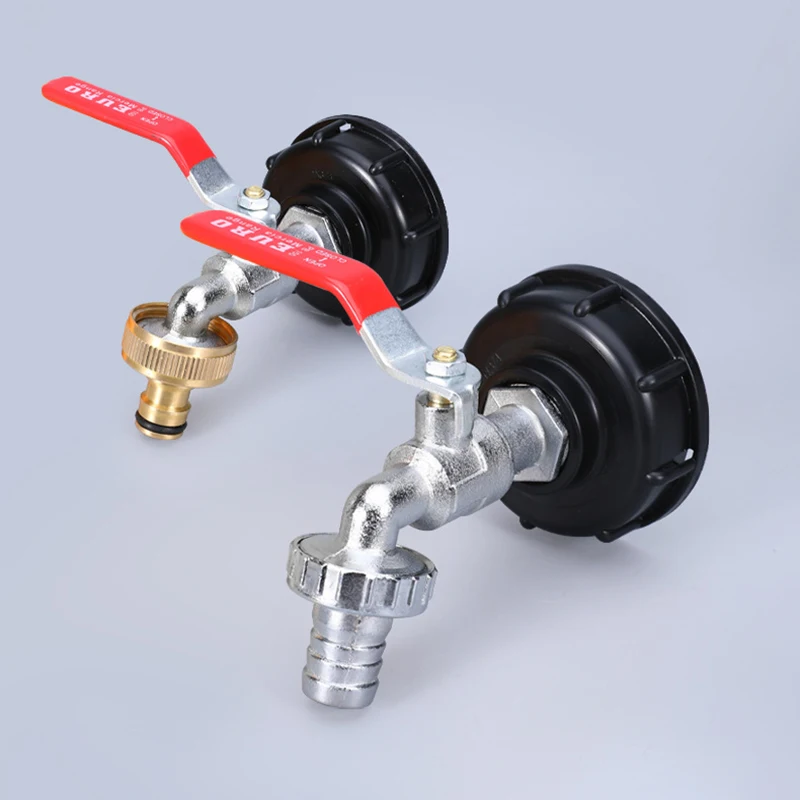 

Durable Coarse Tank Tap Adapter Valve Fitting Ton Barrel Connector Replacement Thread Connectors Fitting Valve Garden Supplies