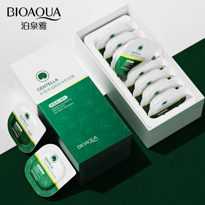 

7.5g*8pcs Centella Nicotinamide Cleansing Mask Moisturizing Moisturizing Gentle Refreshing Facial Mask Skin Care