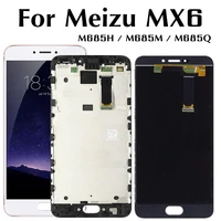 tested for meizu mx6 m685h m685m m685q lcd display touch screen panel digitizer assembly with frame