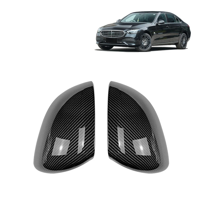 Side Door Rearview Mirror Cover Cap for Mercedes Benz C Class W206 2021 2022 Rear View Trim | Автомобили и мотоциклы