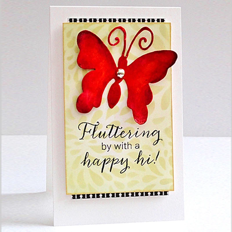 6*6 дюймов пластиковый трафарет водослива цветок ветка стволовая форма Холли для