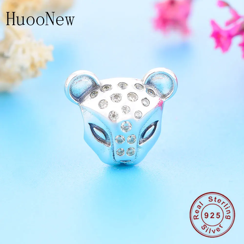 Подходящий оригинальный фирменный браслет-Шарм Pulsera 925 пробы Серебряное животное