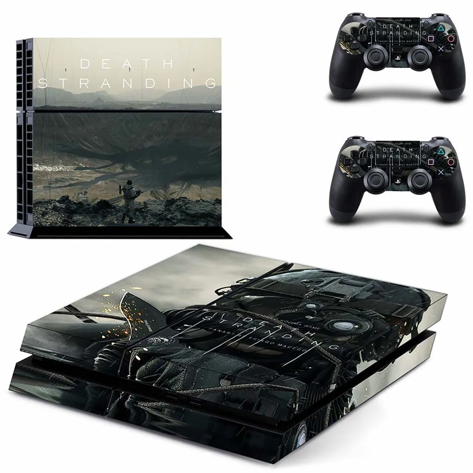 Все тело виниловые наклейки на кожу наклейка крышка для PS4 консоли и 2 шт. контроллеры Скины смерти Stranding
