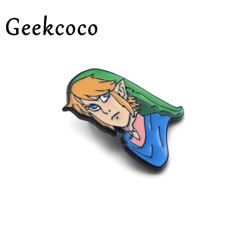 Legend of zelda, эмалированная булавка из металлического сплава цинка, трендовая медаль, эмблема на рюкзак, рубашку, одежду, сумку, броши, Значки для мужчин и женщин J0048
