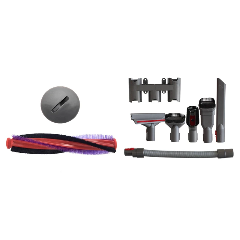 

1 Набор для Dyson V6 SV03, ролик для щеток + крышка для наконечника и 7X для Dyson V7 V8 V10 V11 SV10, щетка для головки