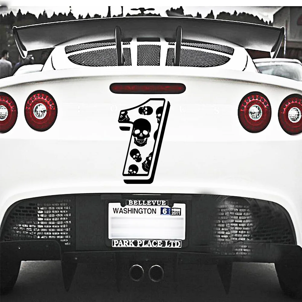 Бесплатная доставка наклейки с черепом номер один забавная наклейка СССР