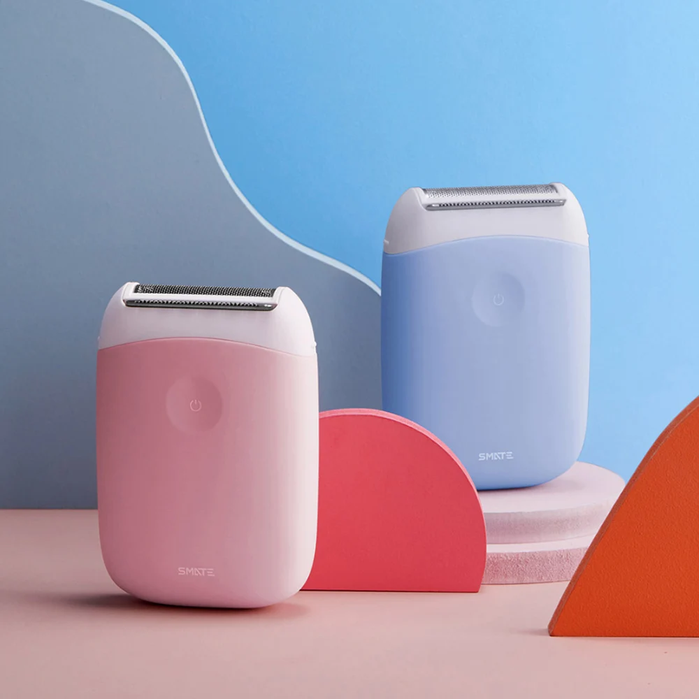 Электрический эпилятор Smate для Xiaomi Mini, портативный триммер для удаления волос для женщин, USB перезаряжаемая гладкая бритва, водостойкий эпилятор