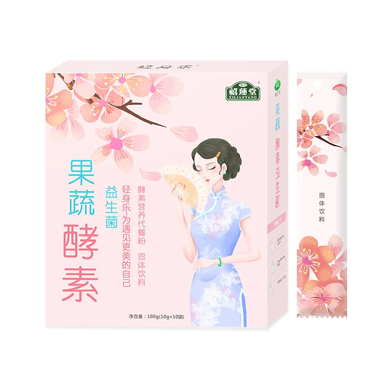 Порошковый фермент для фруктов и овощей сменный порошок еды пробиотики Женский
