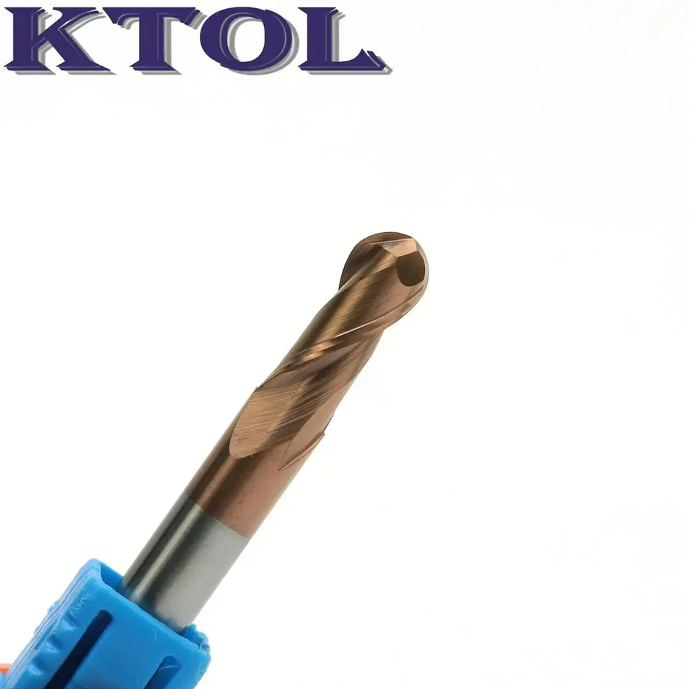 Фреза шаровая из карбида вольфрама 10 мм 2 канавки металлический инструмент с ЧПУ