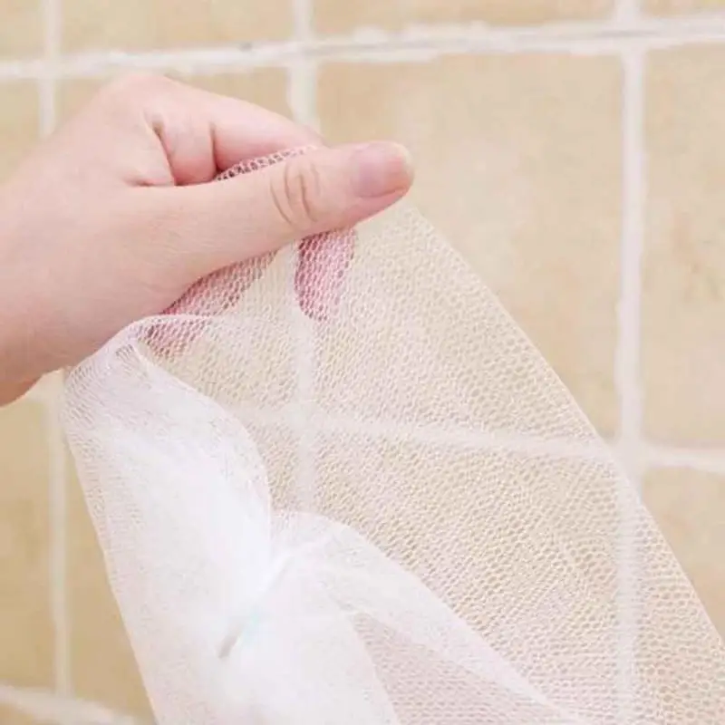 Шляпа Форма пенящаяся сетка для стирки лица Мыло Ванна Душ пузырьковая