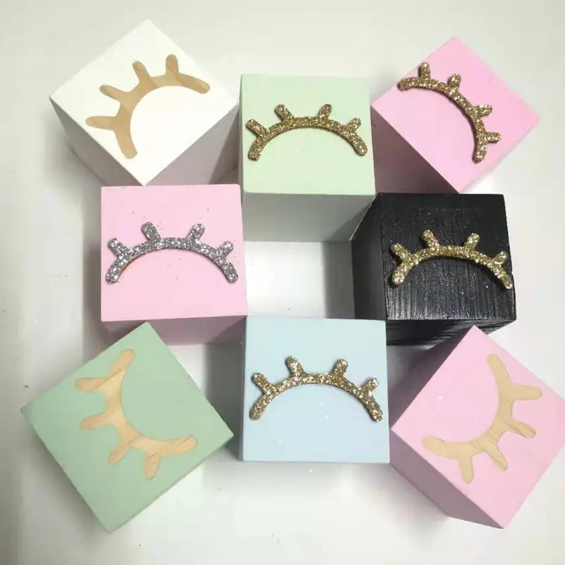 1 шт. деревянные строительные блоки для ресниц в скандинавском стиле украшение