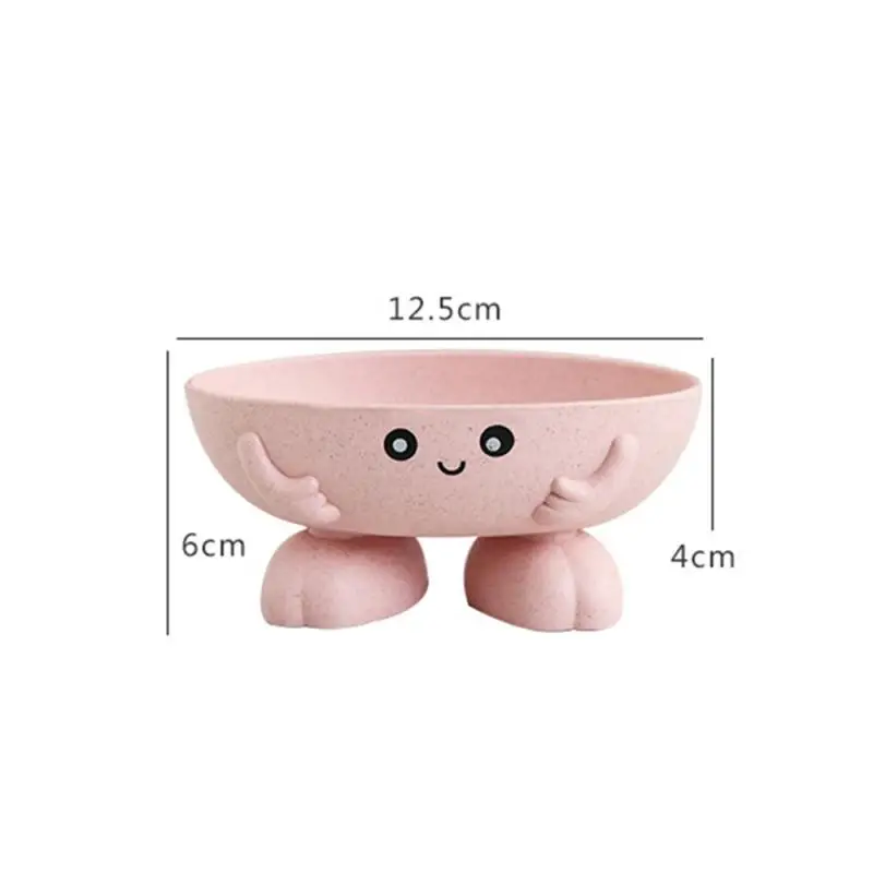 

Eco-friendly Soap Box Non-slip Soap Dish Bathroom Supplies Soap Holder Cartoon Shape Soap Rack Bathroom Soap Holder Accessories