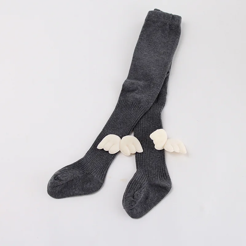 wing dark gray PP/детские колготки; хлопковые детские колготки; детские чулки с рисунком; детские колготки для мальчиков и девочек; От 1 до 8 лет; чулки для малышей - Цвет: wing dark gray