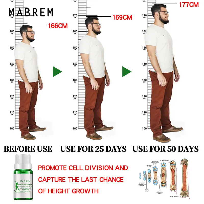 Herbal Body Grow Height Increasing Essential Oil Taller Soothing Leg Promote Bone Growth Health Care | Красота и здоровье