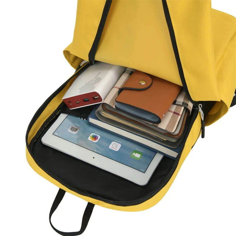 Pure Colors New Fashion Gym Backpack Men Women Outdoor Sports Waterproof Travelling Hiking Bag School Teenager Ipad A4 Book Pack