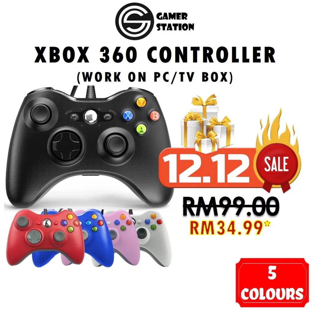

Xbox Controller PC Controller Xbox 360 Wired USB Joystick Support PC Laptop