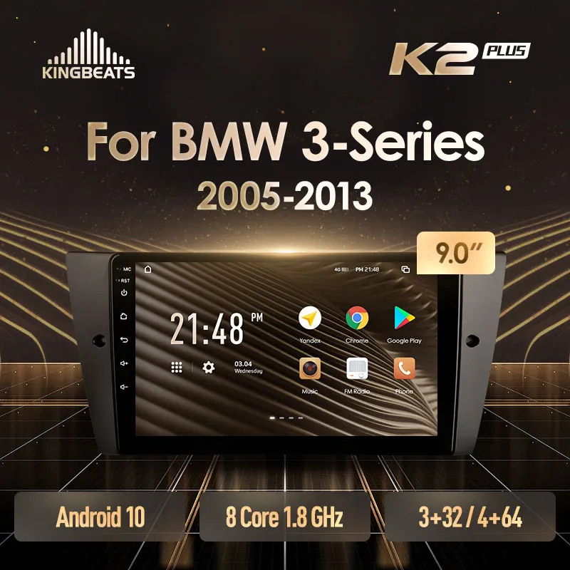 KingBeats штатное головное устройство For BMW 3 Series E90 E91 E92 E93 2005 2013 GPS Android 10 автомагнитола