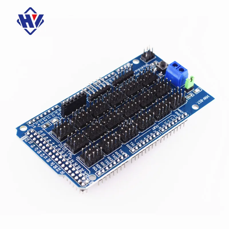 

MEGA Sensor Shield V1.0 V2.0 Dedicated Sensor Expansion Board Electronic Building Blocks Development Board MEGA 2560 for Arduino