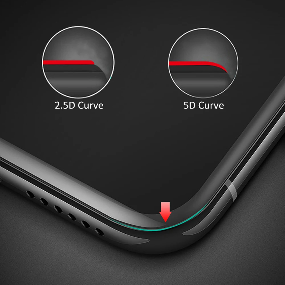 Полное покрытие для oneplus 7 7T pro защитная пленка из закаленного стекла 6 6T 5 5T защита