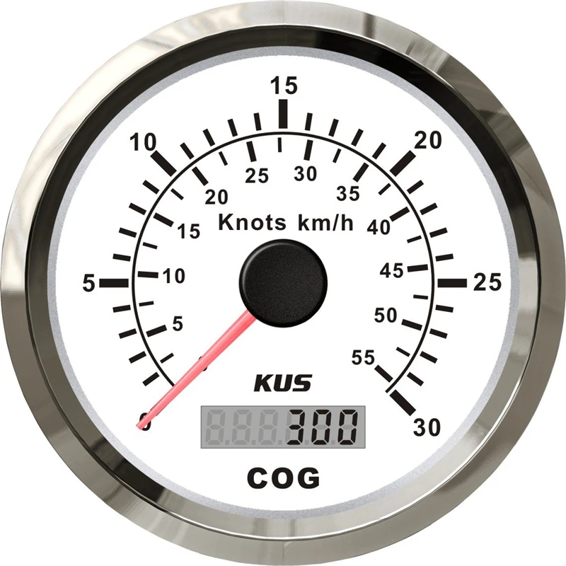 Упаковка из 1 85 мм спидометры GPS 0-30Knots диаграммы скорости 0-55 км/ч