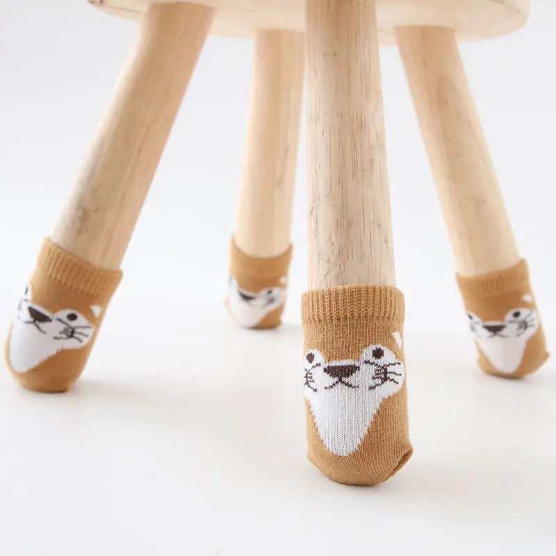 Furniture Mute Wear-resistant Floor Protection Knitted Foot Cover For Perimeter 10-25cm E113