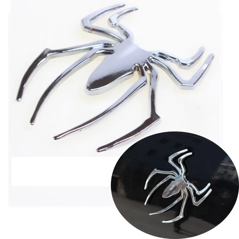 

Spider Car 7*8*0.2cm Sticker Decoration Metal Universal Professional Emblem