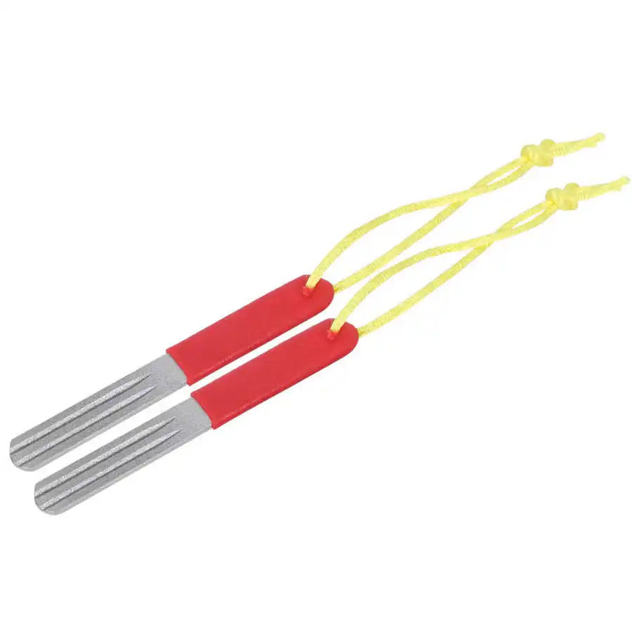 2 шт. портативный рыболовный крючок файл Алмазный точилка файлы точильный камень