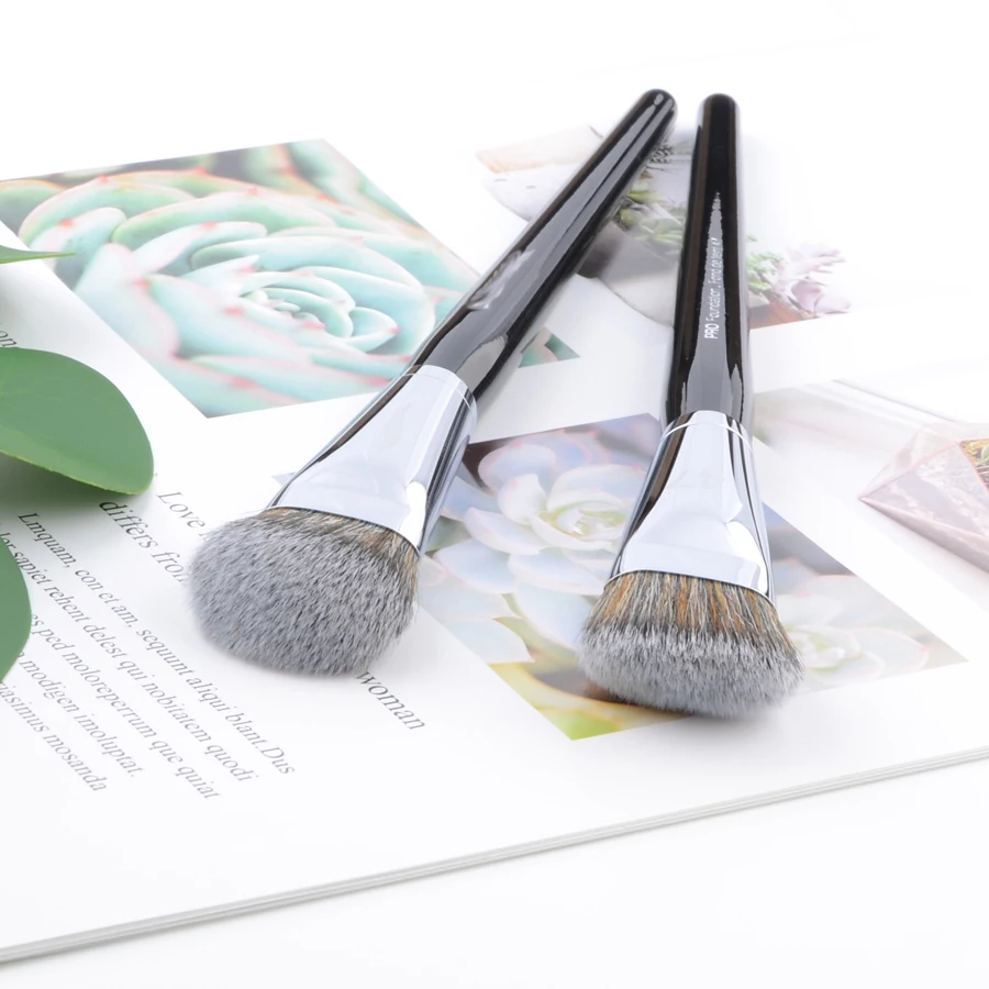 Кисти для макияжа Pro Foundation #47 1 шт. кисти теней синтетические волосы деревянная