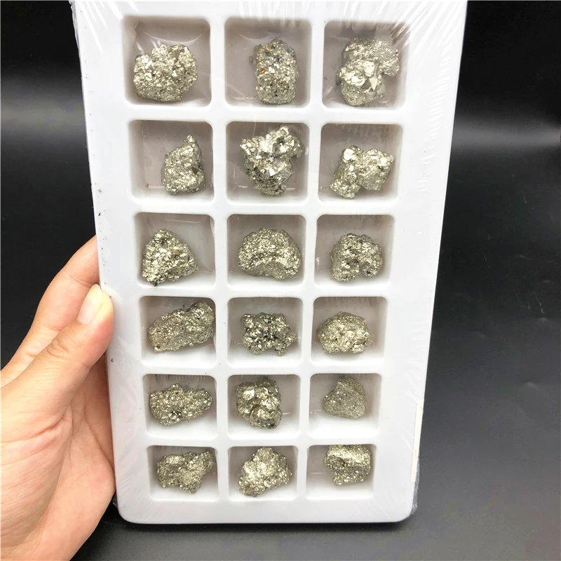 

Прямая поставка, 1 коробка, натуральный Железный пиритовый кластер, хрустальный камень, грубый дисплей, с лечебным действием, образцы натуральные камни и кристаллы