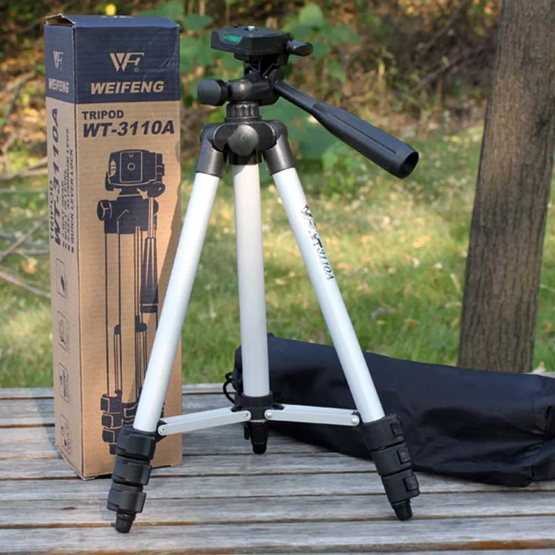 

Portable Mobile Phone Digital Camera Tripod 4 Sections Full Aluminum Alloy Environmental Protection Material MJ