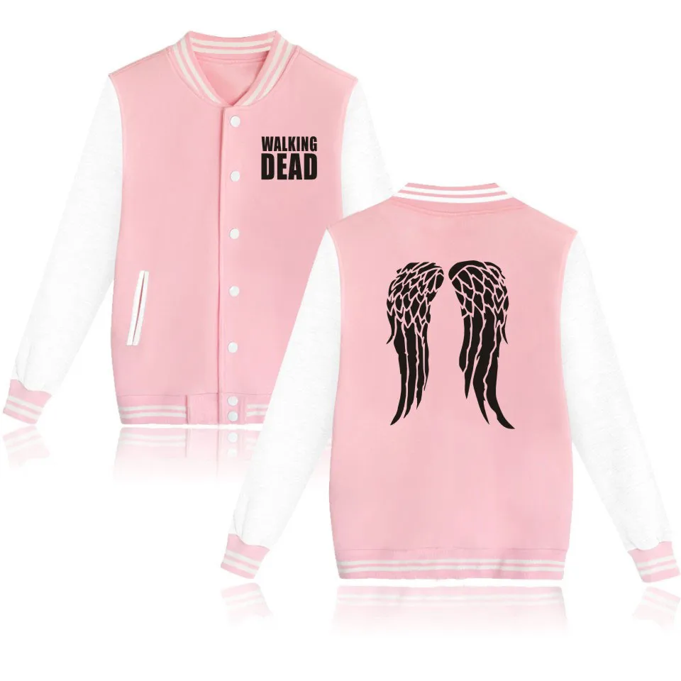 

The Walking Dead Women/men Clothes Hiphop Style Baseball Winter Cool Style Jackets And Coats XXS-4XL Jacket Women Sweatshirts