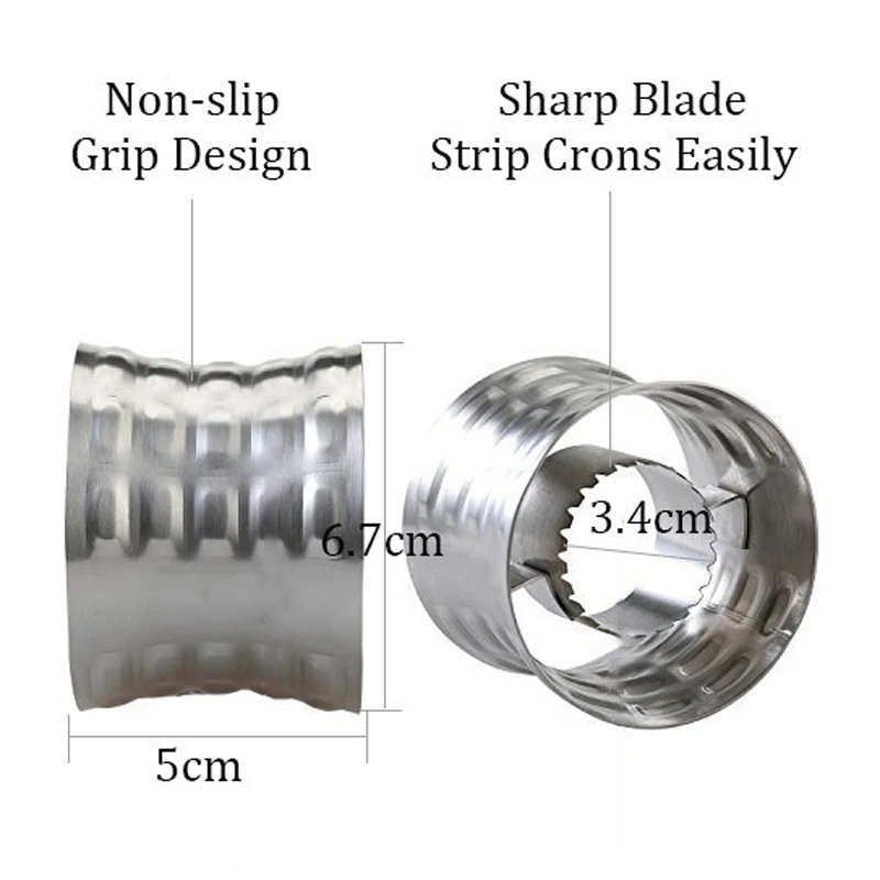 Кухонные гаджеты приспособление для зачистки кукурузы из нержавеющей стали