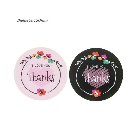 80pcs per pack 120 шт/100 шт/90 шт./лот, креативные, несколько стилей, цветочная упаковка, печать, наклейки, этикетки для конвертов, подарки на свадьбу, день рождения - Цвет: 80pcs per pack