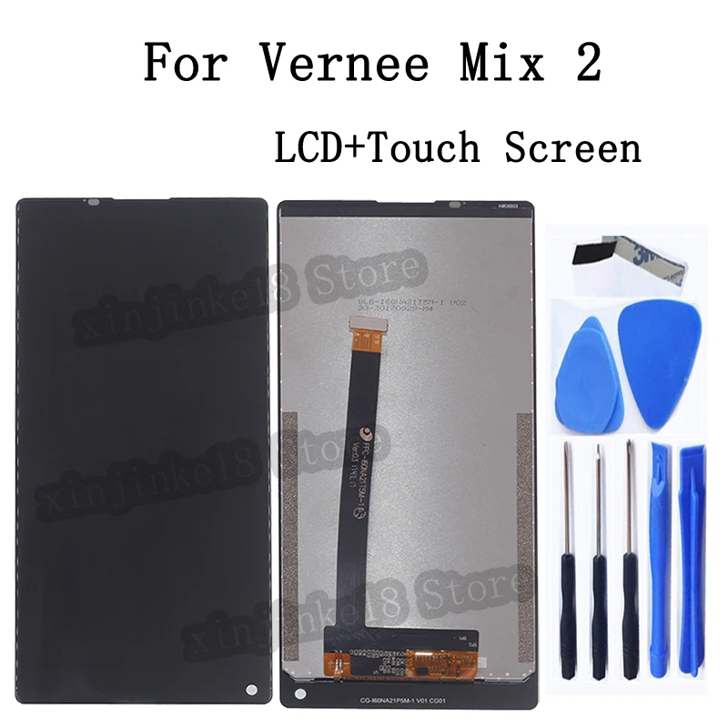 Оригинальный Для Vernee Mix 2 ЖК дисплей кодирующий преобразователь сенсорного