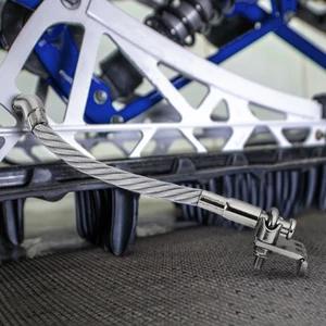 Снегоход из стали, 1 пара, ледокол, скребок для льда, совместимый с комплектом, снегоход, левый и правый наконечники, скребок