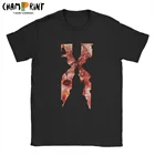 DMX красного цвета в стиле хип-хоп Детские футболки для мужчин винтаж натуральный хлопок футболки футболка с о-образным вырезом с коротким рукавом футболка Новое поступление детской одежды