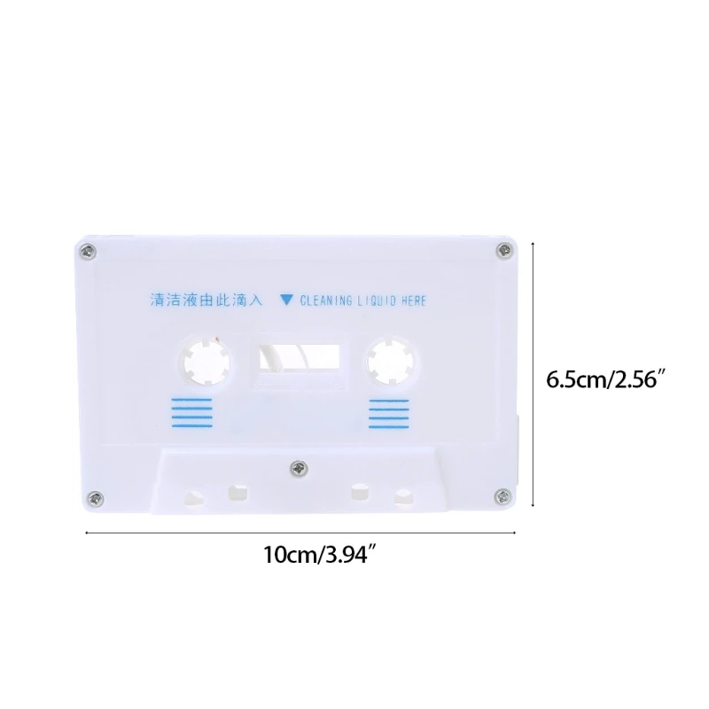 -Audio Cassette Tape Head Cleaner & Demagnetizer for Car Home and Portable Players Wet Type | Электроника