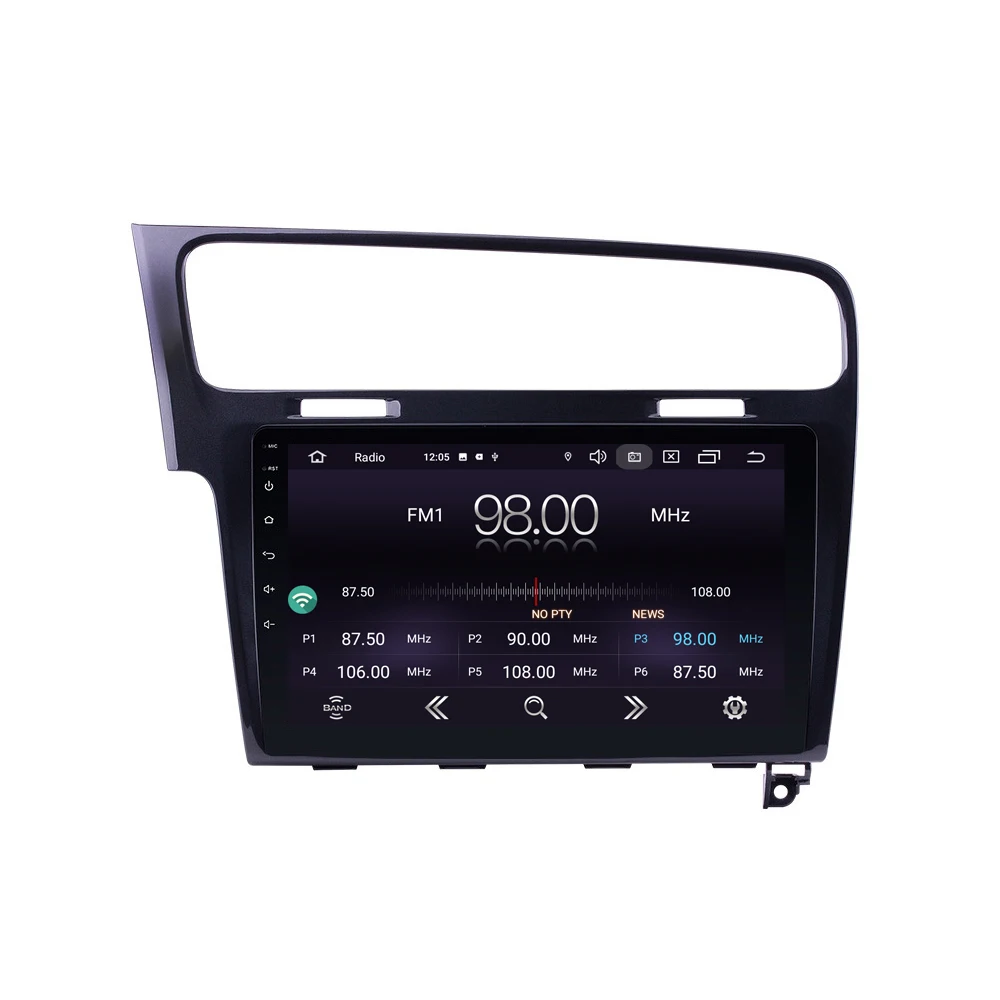 10," Android 9,0 ram 2G Автомобильный gps dvd-плеер для Фольксваген Гольф 7 2013 LHD Автомобильный Радио мультимедийный плеер головное устройство стерео