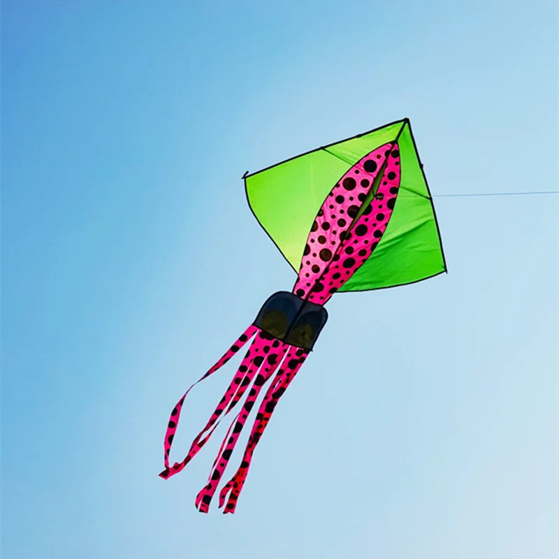 

2021 High Quality New Octopus Squid Tuna Kite Outdoor Sports Fun And Easy To Fly Marine Animal Kite Flying Tool Toy Children's