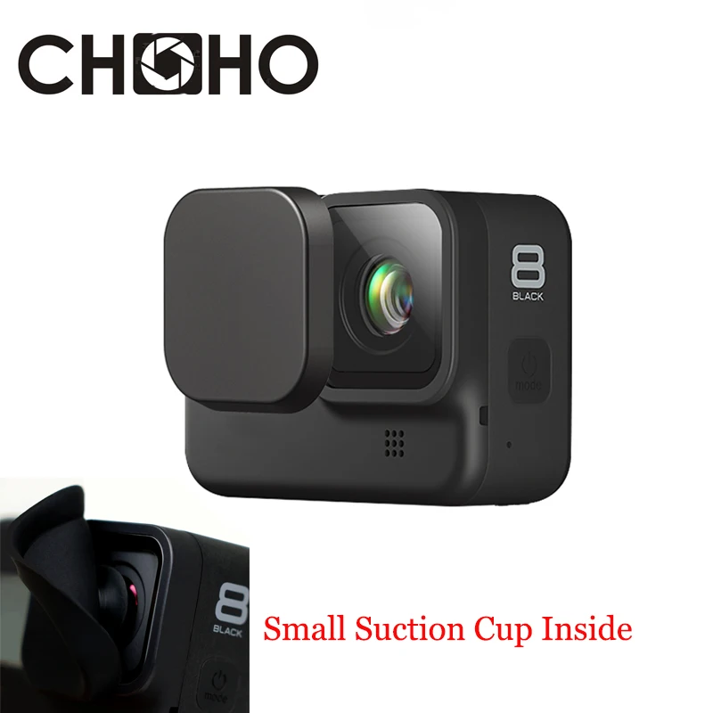 

For GoPro 8 Black Accessories Lens Cap Soft Silicone silica gel Cover Rubber Lente Protector For Go Pro Hero 8 Black New Arrive